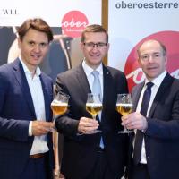 Andreas Winkelhofer, Markus Achleitner und Max Hiegelsberger verkosten Oberösterreichs Bierjuwelen.