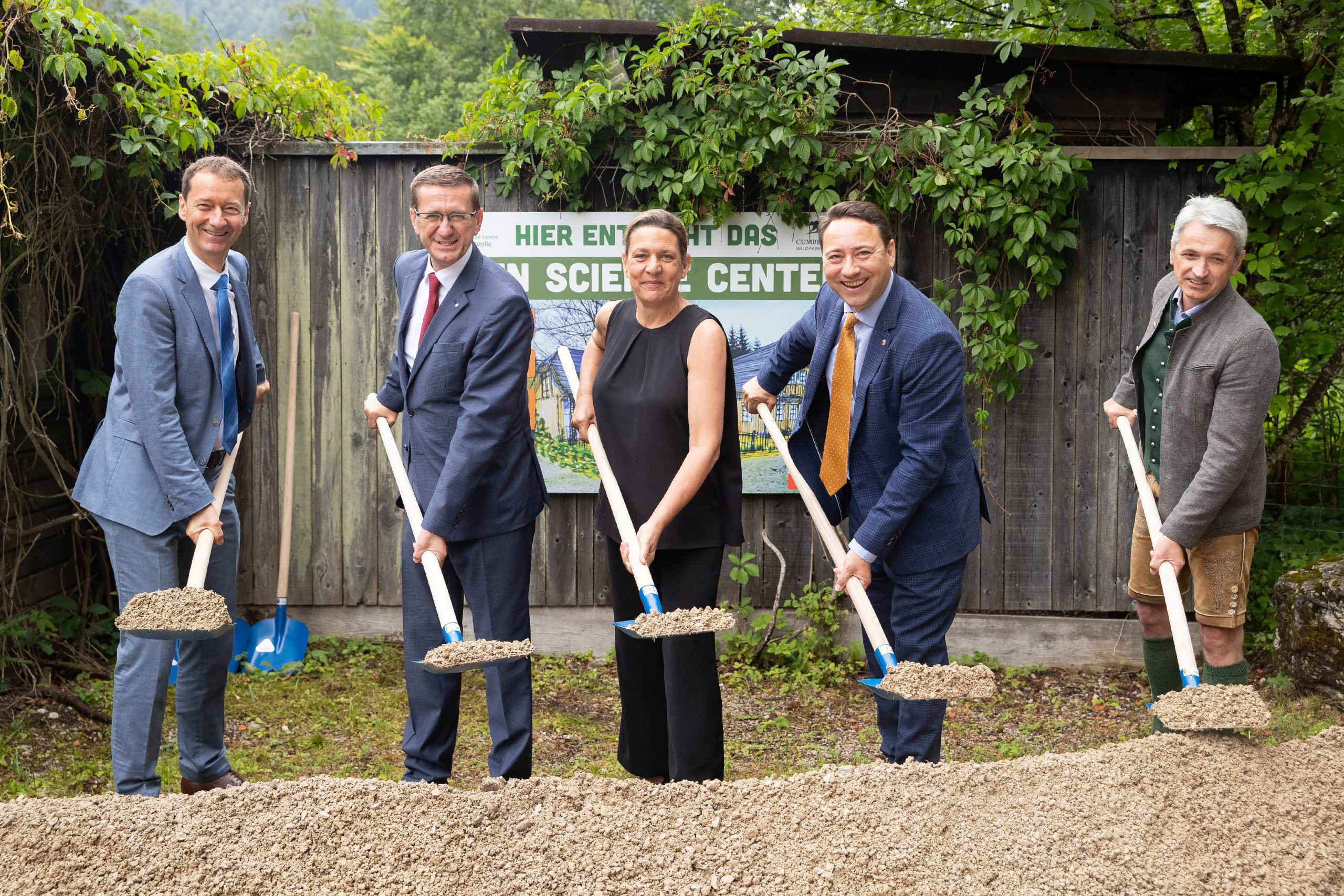  Spatenstich für Open Science Center im Wildpark Grünau