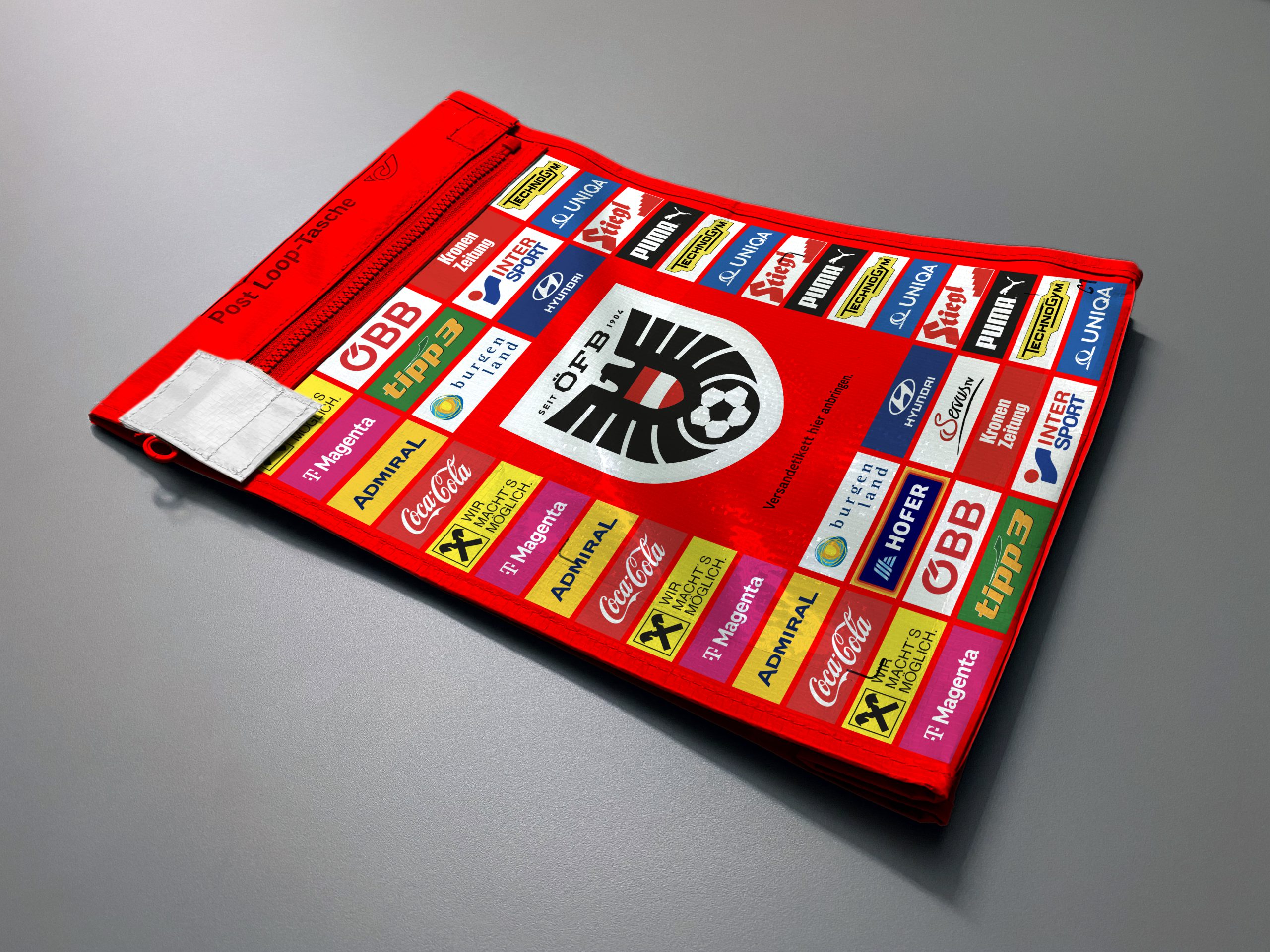 INTERSPORT und Post bringen beim ÖFB Fanshop wiederverwendbare Verpackungen ins Spiel